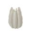 Vase Design en Résine Ester 40cm Blanc-1