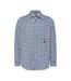 Mens Badge Flannel Pocket Shirt Blue Tommy Jeans-2