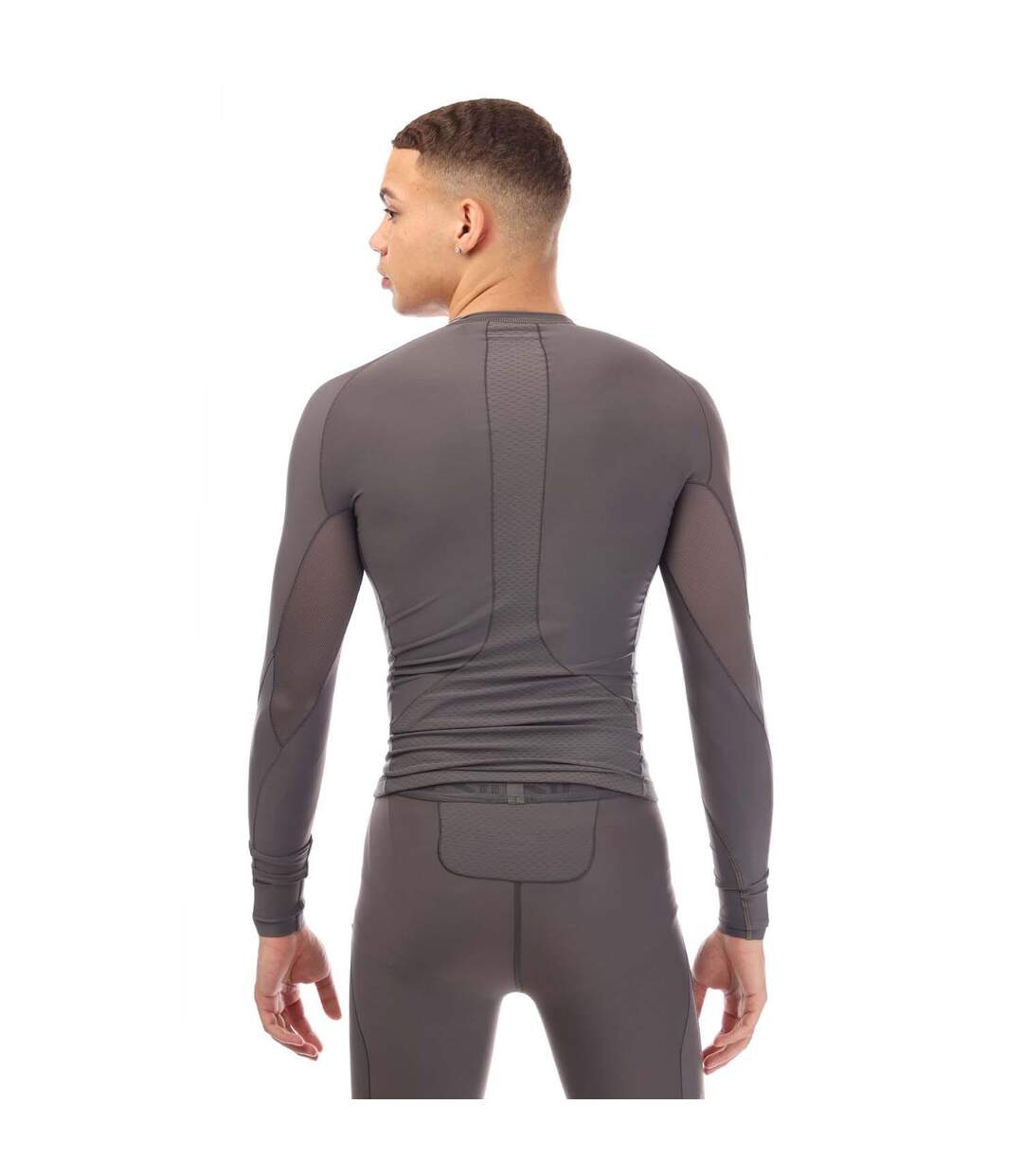 Mens Series-5 Long-sleeved Top Charcoal Skins-2