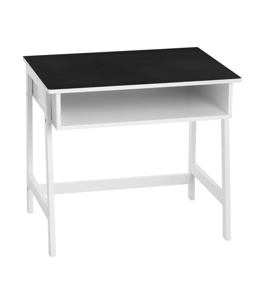 Bureau enfant Douceur - Plateau en ardoise  - Blanc-1