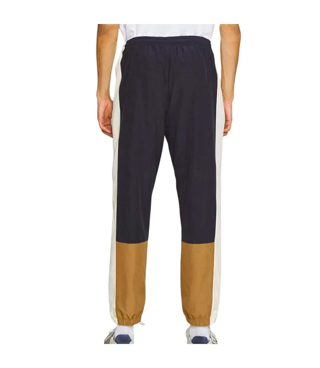 Pantalon De Survêtement Motif/style Blocs De Couleurs Homme Bleu Marine Marron Lacoste-2