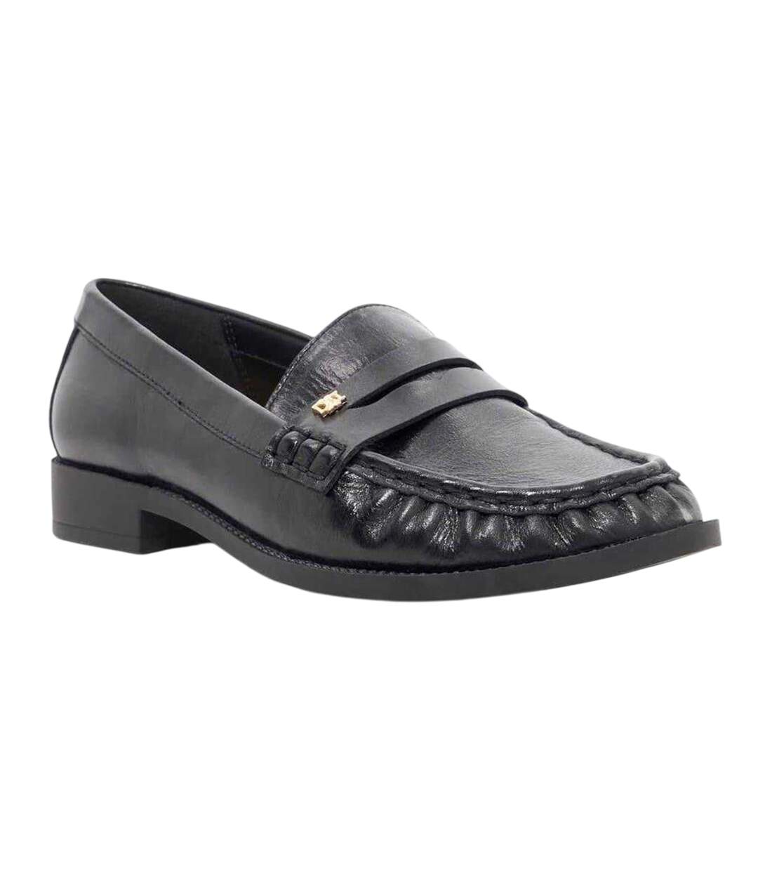 Mocassins Penny Galex Femme Noir Dune London-4