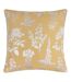 Sophia new floral jacquard cushion cover 50cm x 50cm gold Wylder