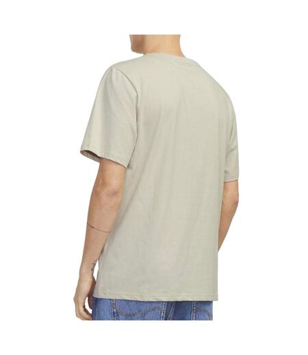 T-shirt Beige/Noir Homme Jack & Jones Colton - L