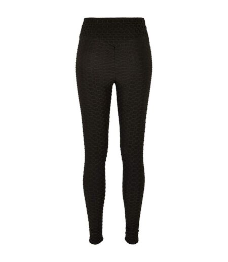 Legging Motif/style Alvéolé Femme Noir Urban Classics