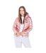 Dare 2B Womens/Ladies Reputable Embellished Insulated Padded Jacket (Powder Pink/Metallic Silver) - UTRG6586