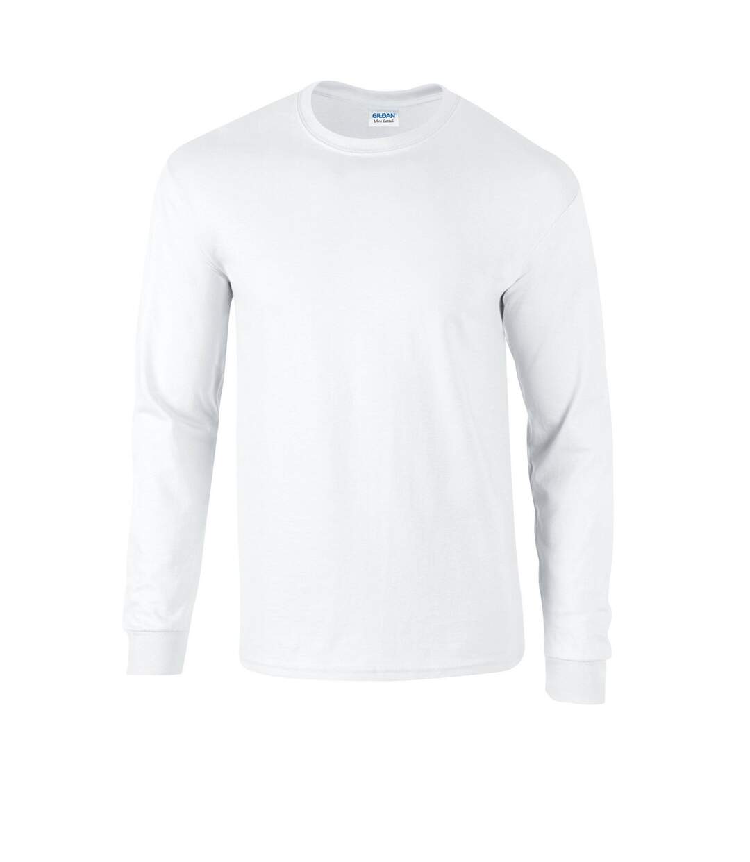 T-shirt manches longues hammer homme blanc Gildan-1