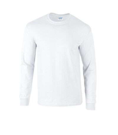 T-shirt manches longues hammer homme blanc Gildan