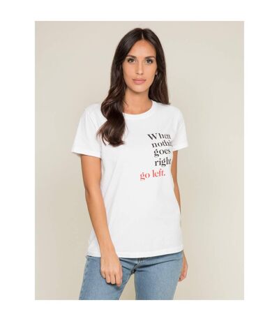 T-shirt col rond message FIBEXO - Dona X Lisa