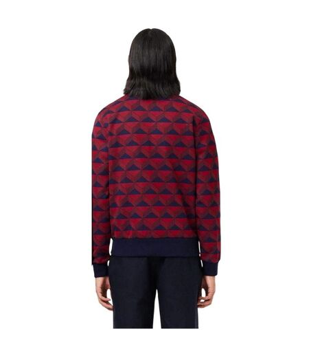 Sweat Motif/style Motif Robert George Homme Rouge Noir Imprimé Lacoste