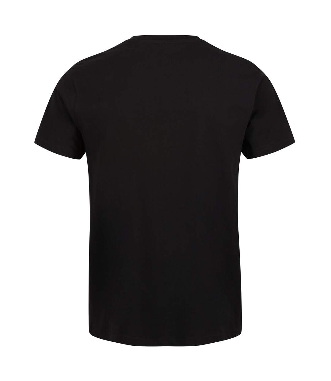 Mens pro cotton soft touch t-shirt black Regatta-2