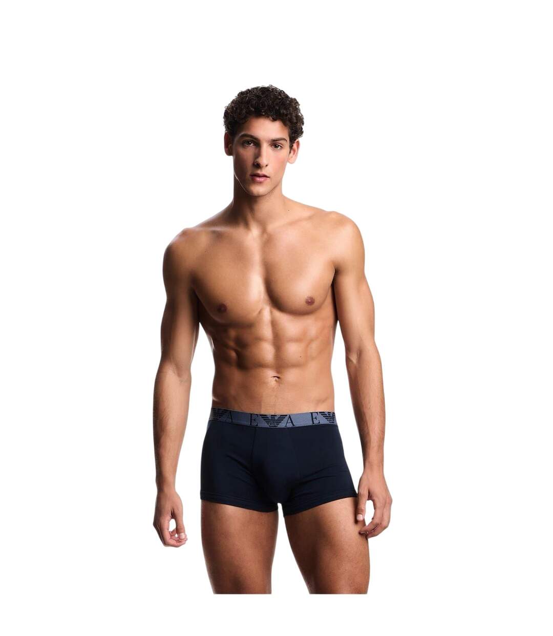 Lot De 3  Boxers Homme Bleu Bleu Indigo Emporio Armani-3