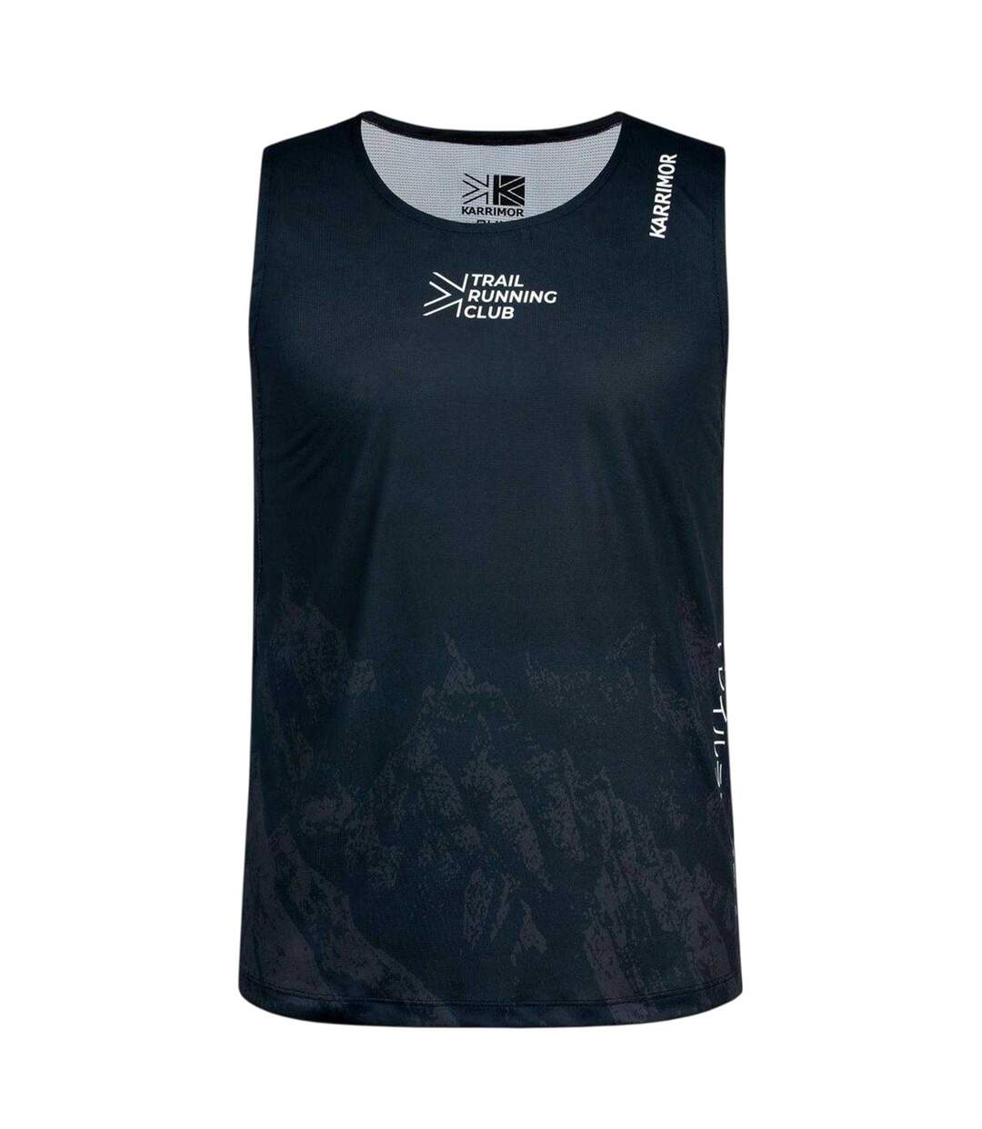 Débardeur Motif/style Imprimé Au Dos Performance Homme Noir Karrimor-1