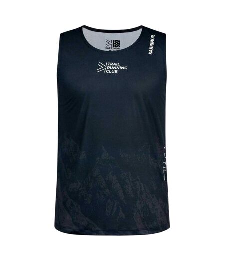 Débardeur Motif/style Imprimé Au Dos Performance Homme Noir Karrimor