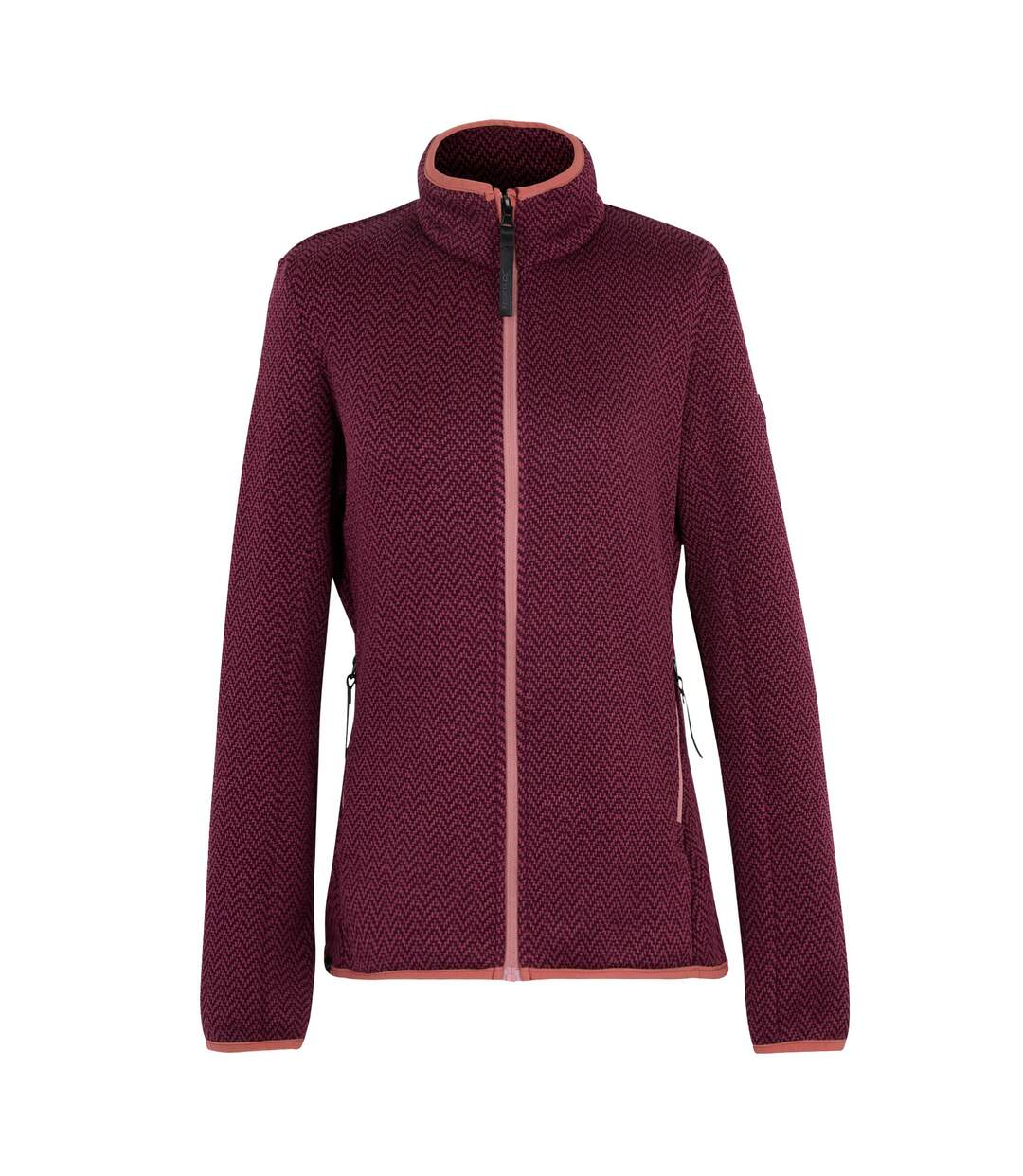 Veste Polaire Elzie Femme Rouge Sombre Bordeaux Regatta-2