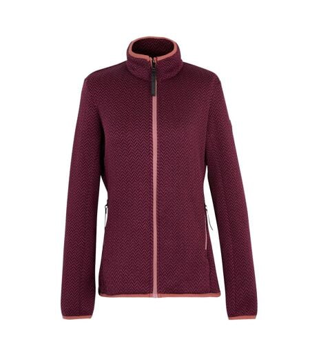 Veste Polaire Elzie Femme Rouge Sombre Bordeaux Regatta