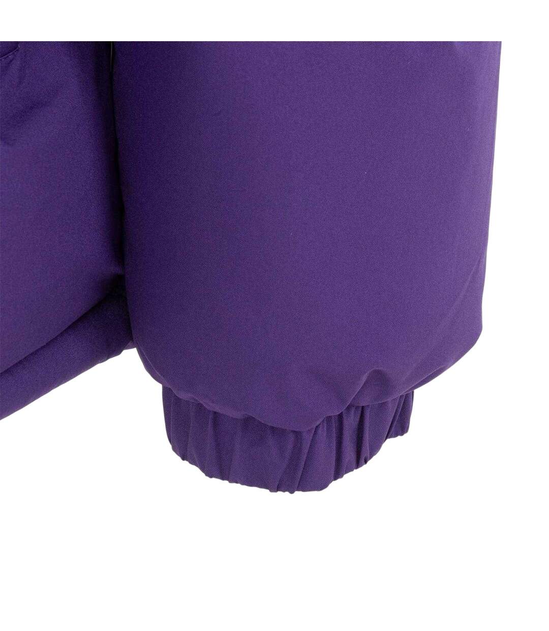 Mens Colour Block Corduroy Quilted Puffer Jacket Purple Firetrap-4
