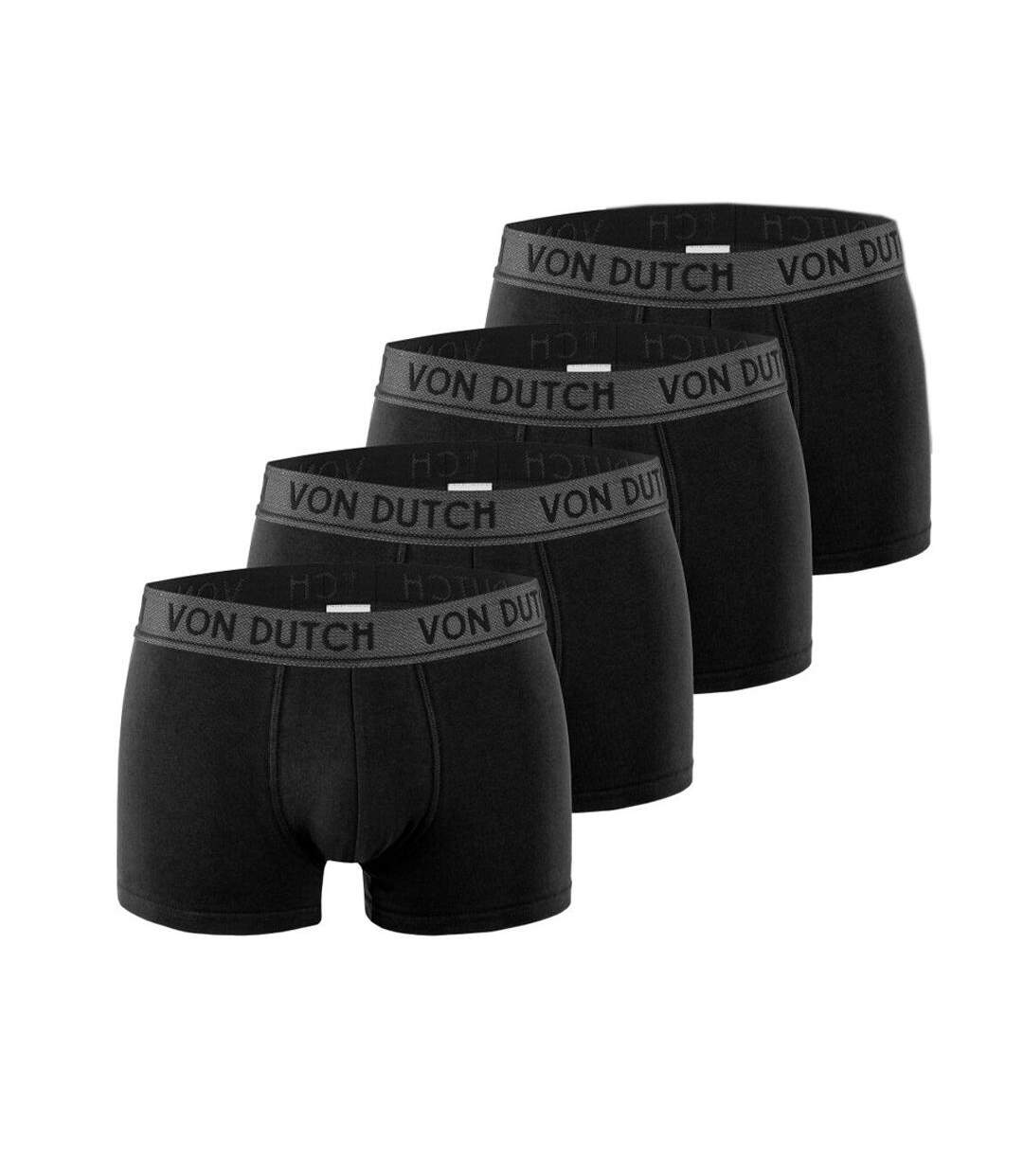 X4 Boxers Homme Noir Von Dutch ORIAS - L-1