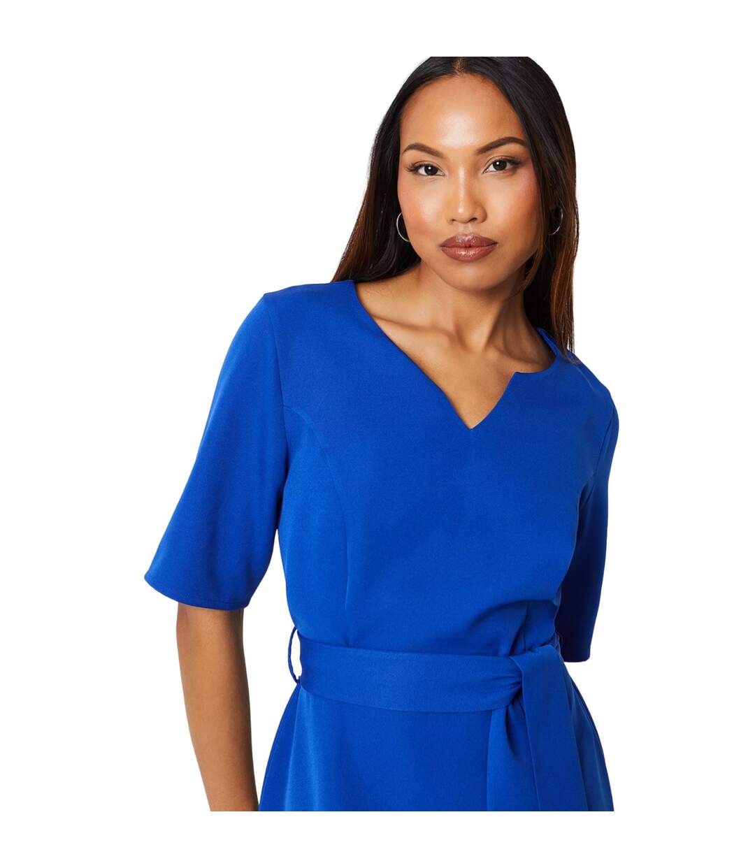 Mini robe femme cobalt Principles-3