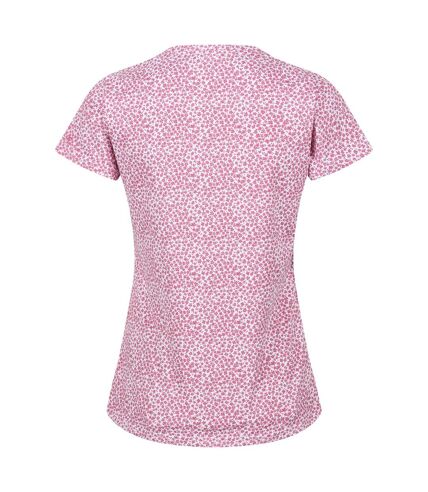 Regatta Womens/Ladies Fingal Edition Ditsy Print T-Shirt (Fruit Dove) - UTRG8947