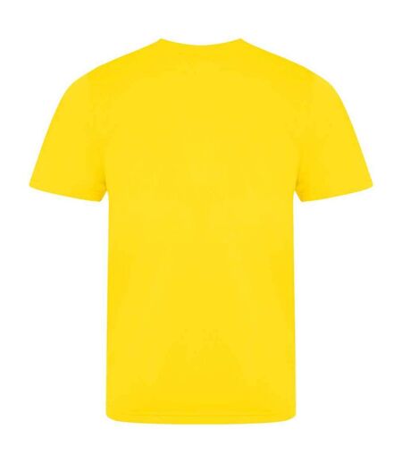 Unisex adult smooth t-shirt sun yellow AWDis Cool