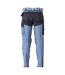Pantalon De Travail Customised Homme Bleu De Gris Bleu Marine Foncé Mascot-2