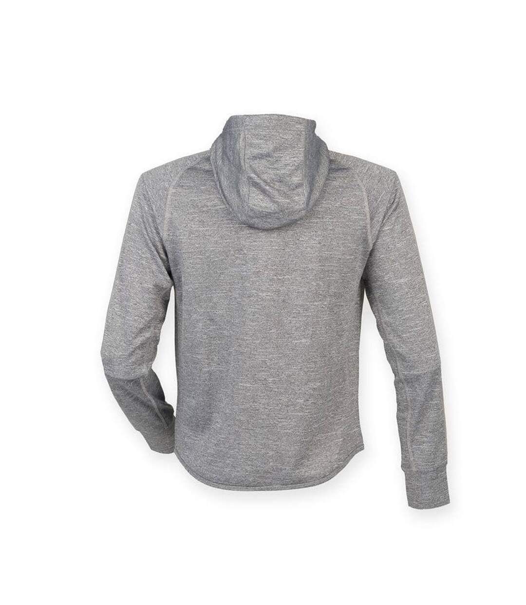 Sweat à capuche et fermeture zippée femme gris marne Tombo Teamsport