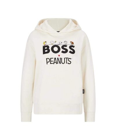 Sweat À Capuche C_edelight Femme Blanc Boss
