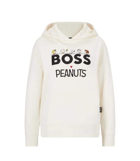 Sweat À Capuche C_edelight Femme Blanc Boss