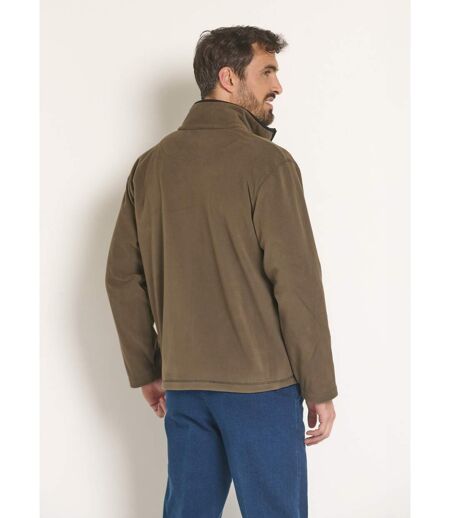 Veste zippée polaire col montant