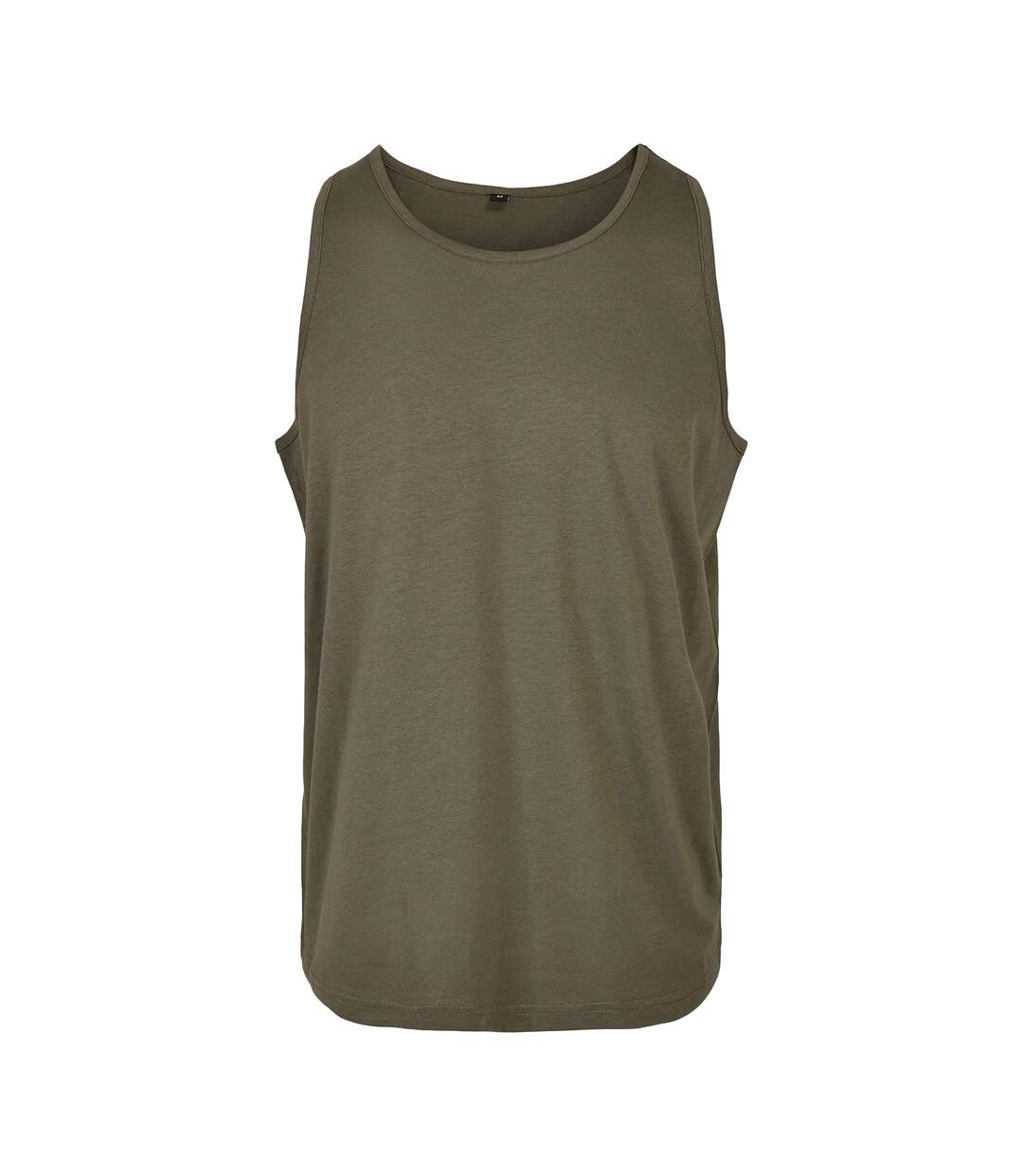 Débardeur Motif/style Uni Homme Olive Build Your Brand-1