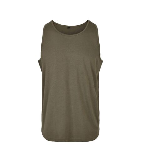 Débardeur Motif/style Uni Homme Olive Build Your Brand