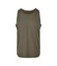 Débardeur Motif/style Uni Homme Olive Build Your Brand-1