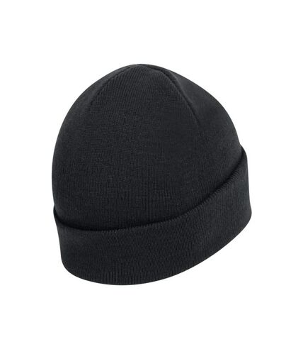 Absolute Apparel - Bonnet tricoté avec revers - Mixte (Noir) - UTAB159