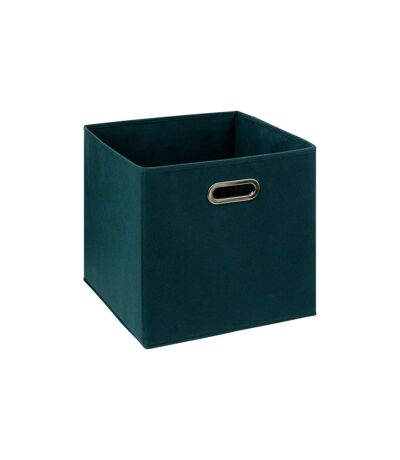 Boîte de Rangement Pliable Premium 31x31cm Bleu Pétrole