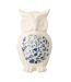 Statuette Hibou d'Extérieur Mosaïque 41cm Beige-1