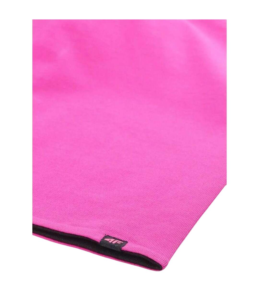Childrens/kids Logo Cotton Double Sided Beanie Black Pink 4F-3