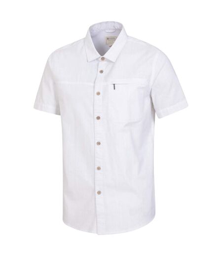Chemises Manches Courtes Coconut Homme Bleu Foncé Blanc Mountain Warehouse