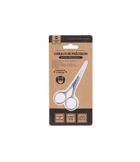 Ciseaux de Précision Moustache 10cm Argent