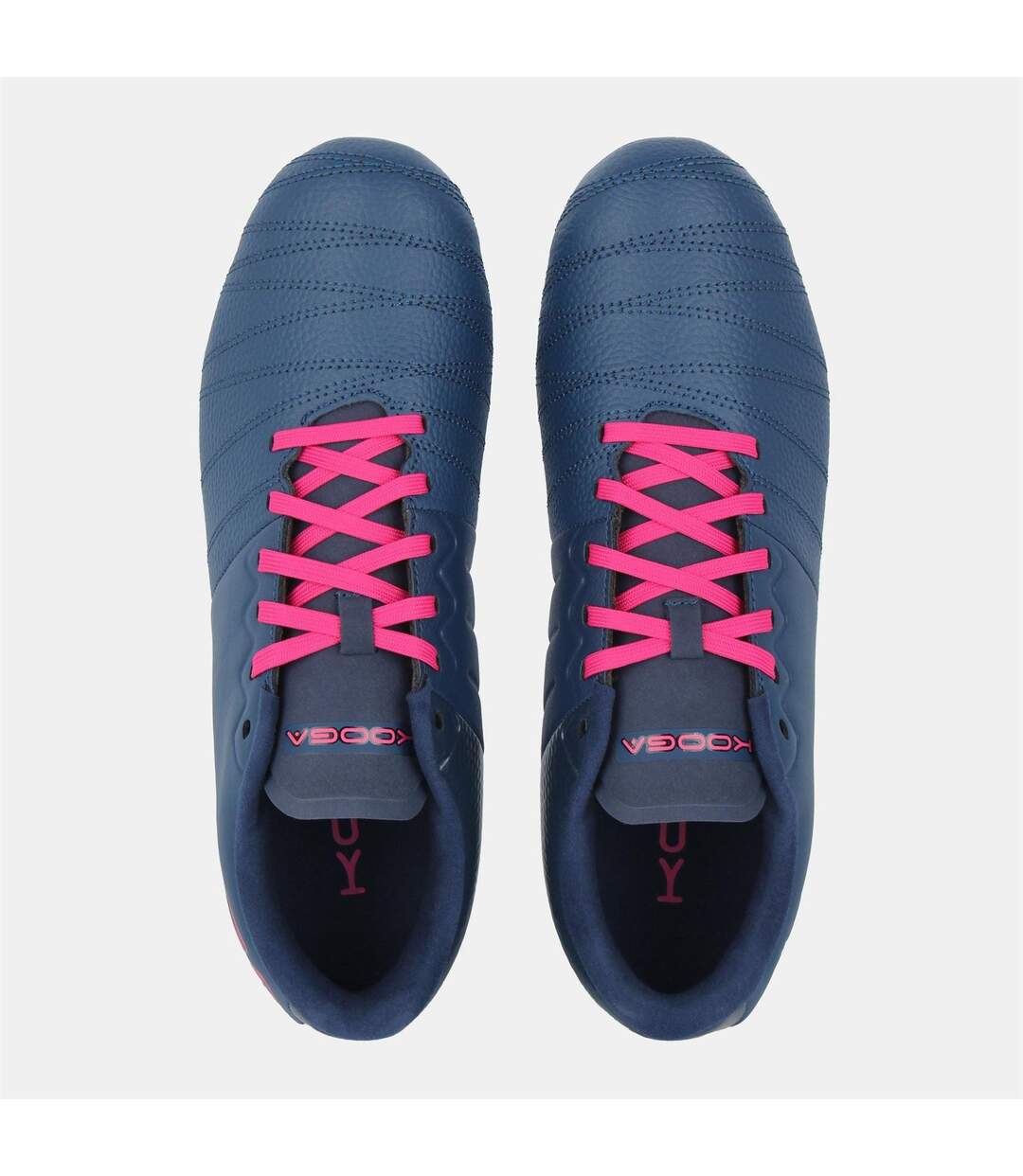 Mens Power Sg Leather Rugby Boots Navy Pink KooGa-4