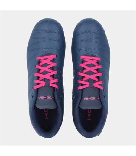 Mens Power Sg Leather Rugby Boots Navy Pink KooGa