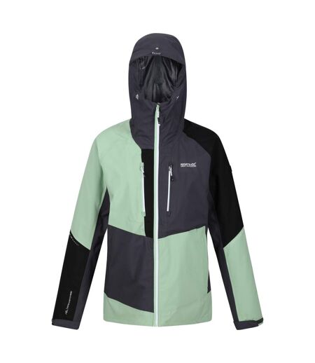 Veste imperméable carletta femme menthe douce / gris phoque Regatta