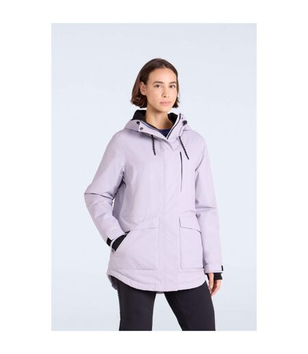 Blouson De Ski Tignes Femme Violet Clair Animal
