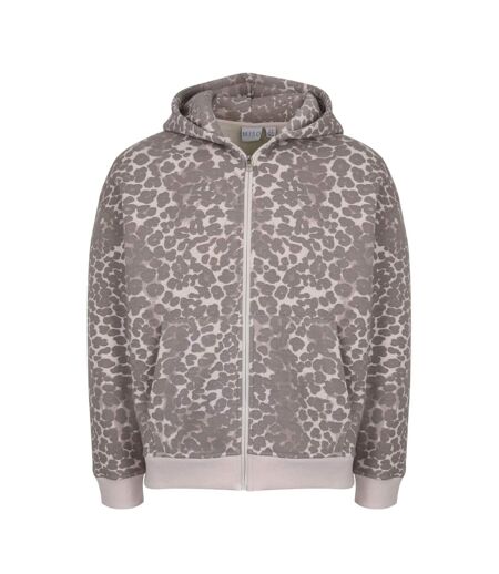 Unisex Adult Leopard Pattern Sweat Jacket Leopard Miso