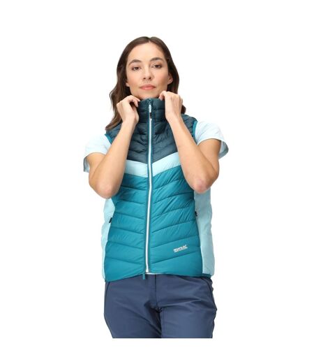 Womens/ladies Harrock Ii Baffled Gilet Gulfstream Reflecting Lake Regatta