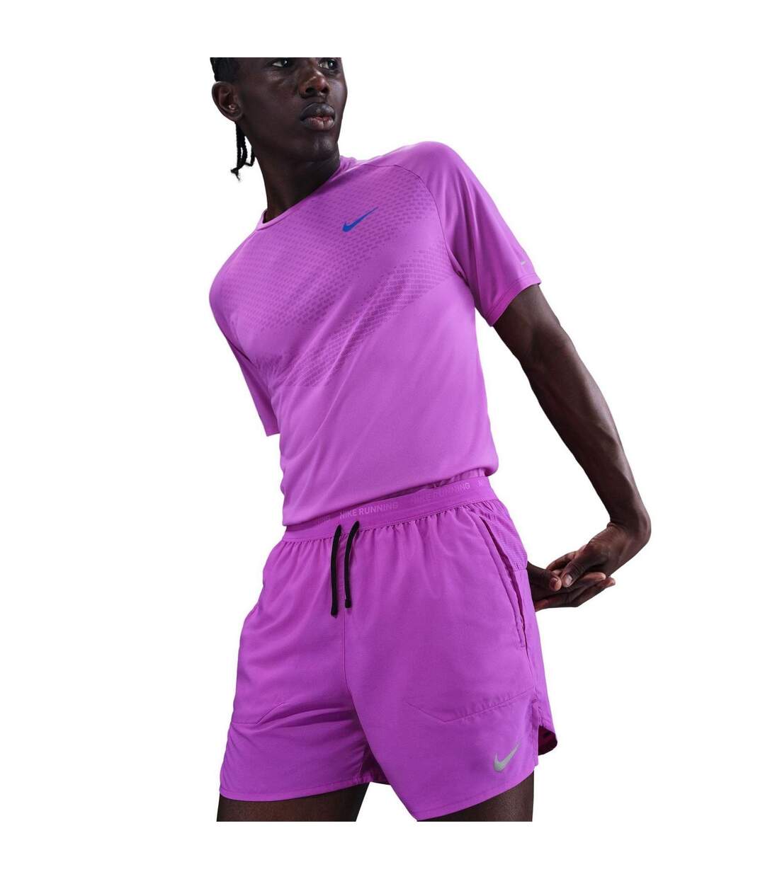 Short De Course Homme Violet Vif Nike-1