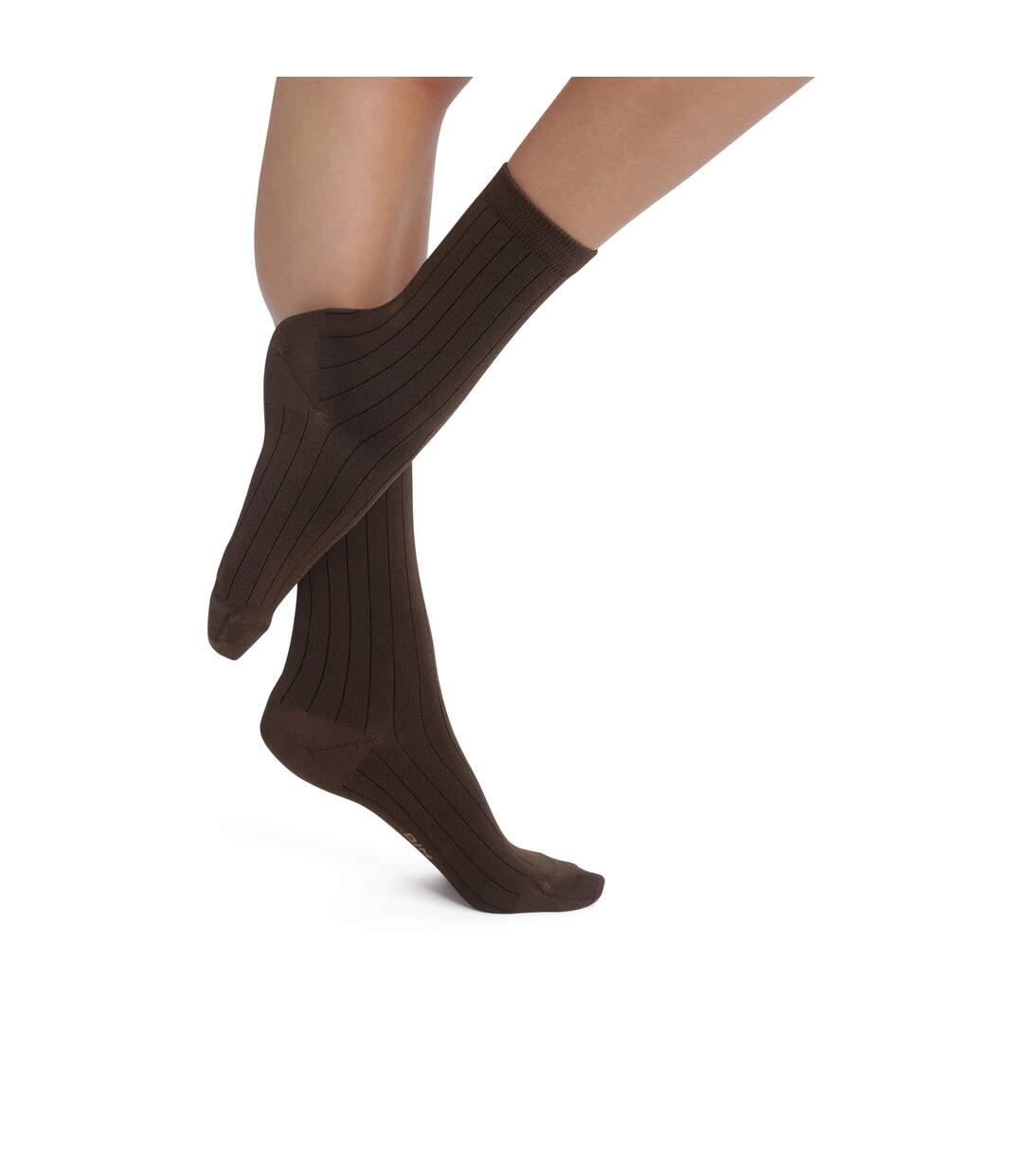 Mi-chaussettes effet satiné Mode-1