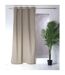 Rideau uni effet bachette - 135 x 240 cm - Taupe-1