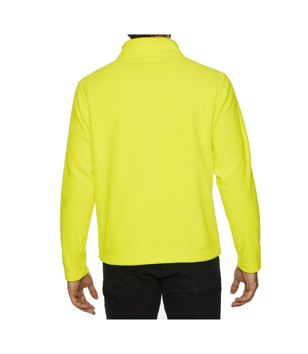 Gildan Mens Hammer Micro Fleece Jacket (Safety Green) - UTPC3986