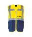 Gilet Haute Visibilité Executive Berlin Adulte Jaune Bleu Marine Korntex-1